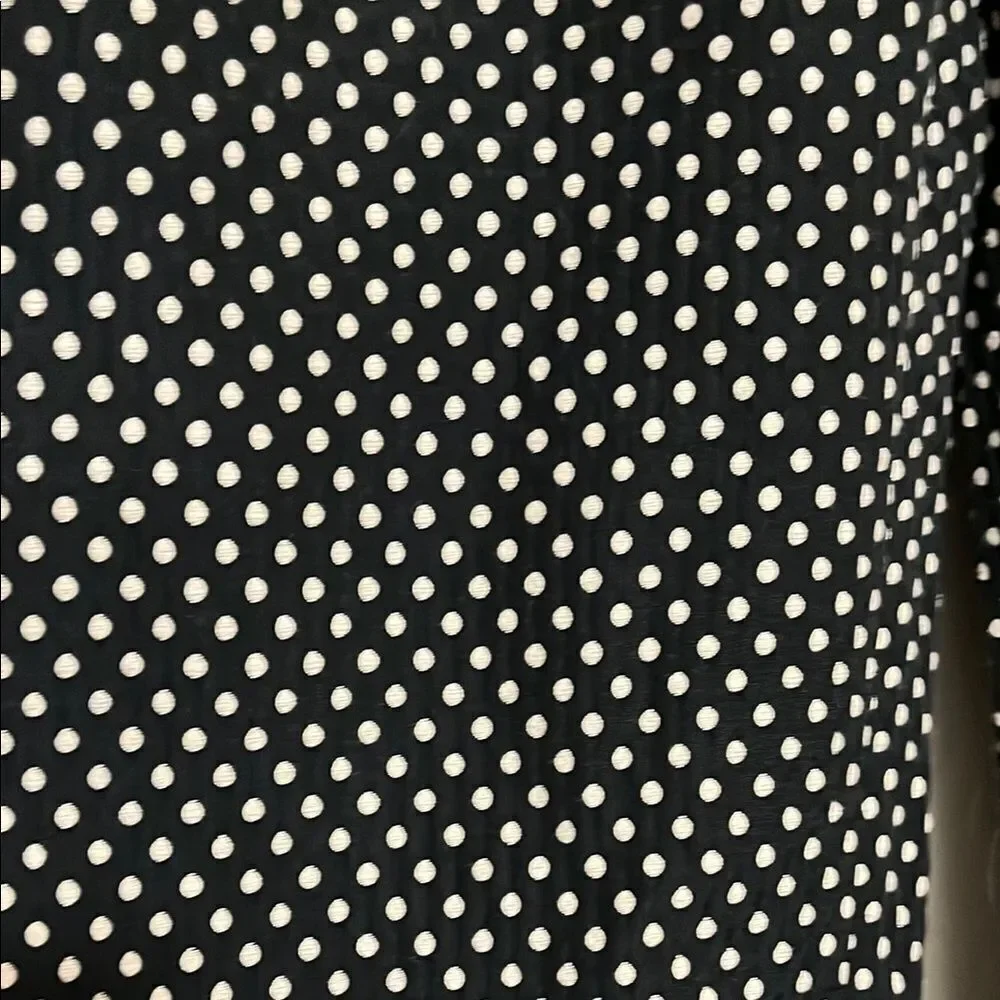 Kate Spade Margaux Cafe Dot Cropped Polka Dot Design Textured Pockets Pants